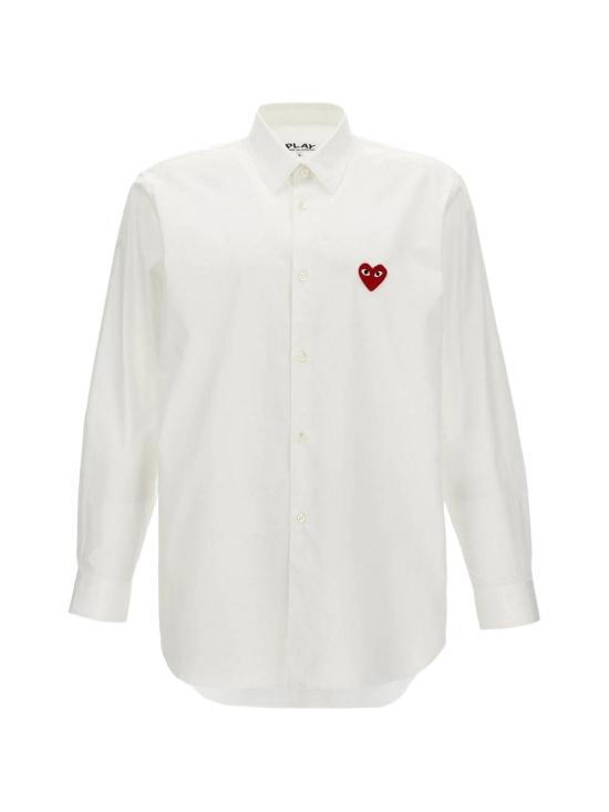 26SS 꼼데가르송 긴팔 셔츠 AXB002 WHITE