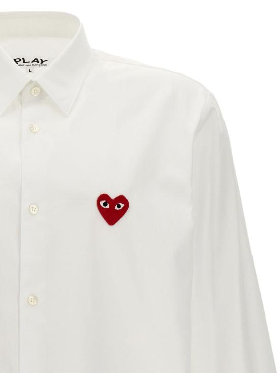 26SS 꼼데가르송 긴팔 셔츠 AXB002 WHITE - COMME DES GARCONS