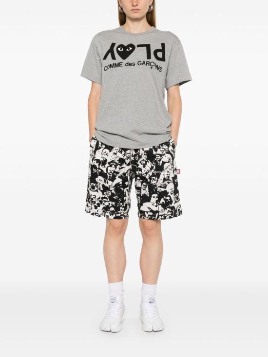 26SS 꼼데가르송 반팔 티셔츠 AXT082 1 GREY - COMME DES GARCONS