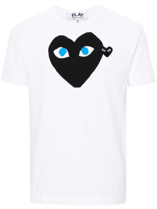 26SS 꼼데가르송 반팔 티셔츠 AXT088 1 WHITE
