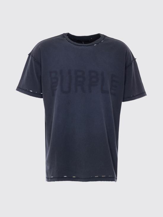 26SS 퍼플 브랜드 반팔 티셔츠 P101TBRH226 Black - PURPLE BRAND