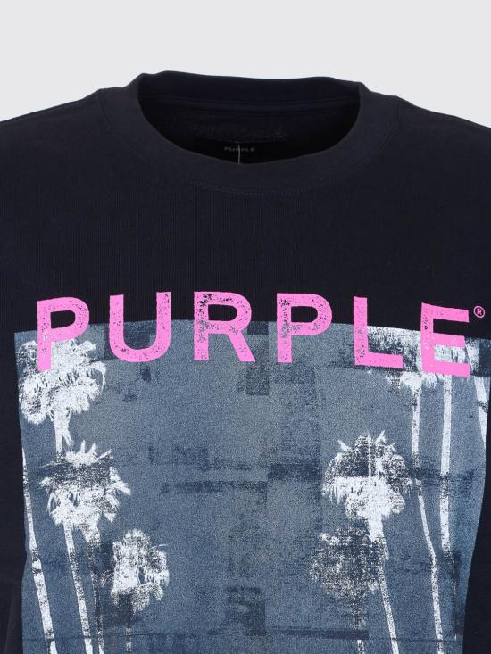 26SS 퍼플 브랜드 반팔 티셔츠 P117HBDC226 Black - PURPLE BRAND