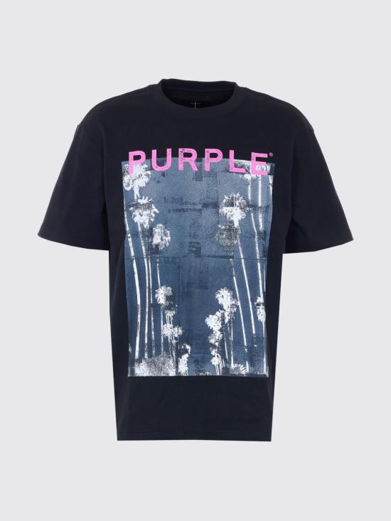 26SS 퍼플 브랜드 반팔 티셔츠 P117HBDC226 Black - PURPLE BRAND
