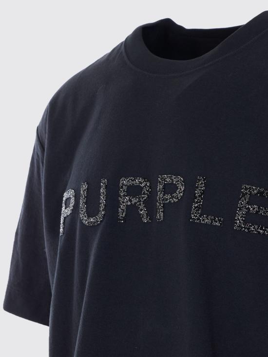 26SS 퍼플 브랜드 반팔 티셔츠 P104TBMS226 Black - PURPLE BRAND