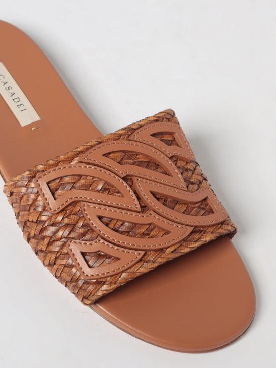26SS 카사데이 뮬/슬리퍼 1M534B0101ISCHI 2625 Brown - CASADEI