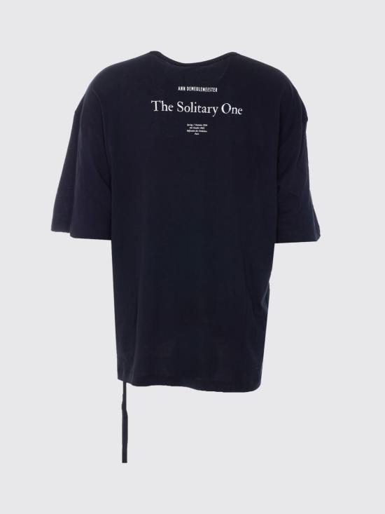 26SS 앤 드뮐미스터 반팔 티셔츠 13912FA206 099 Black - ANN DEMEULEMEESTER