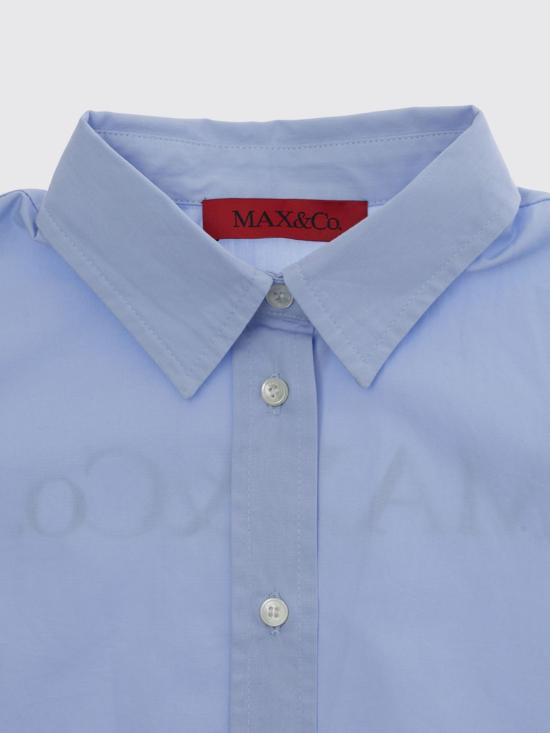 26SS [키즈] 막스앤코 셔츠 MX0333MX077 MX804 Gnawed Blue - MAX & CO.