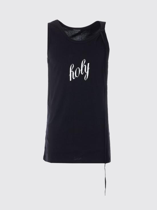 26SS 앤 드뮐미스터 민소매 티셔츠 12393FA045 099 Black - ANN DEMEULEMEESTER