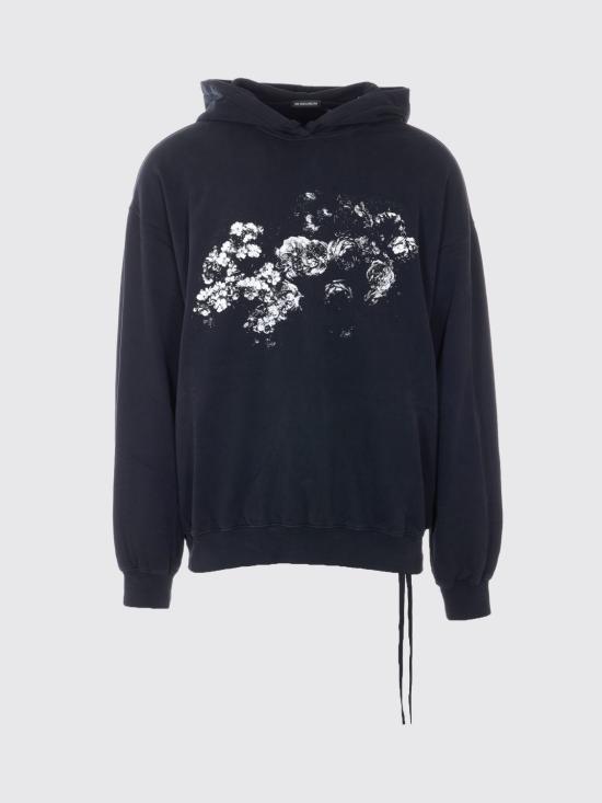 26SS 앤 드뮐미스터 후드 티셔츠 13817FA185 099 Black - ANN DEMEULEMEESTER