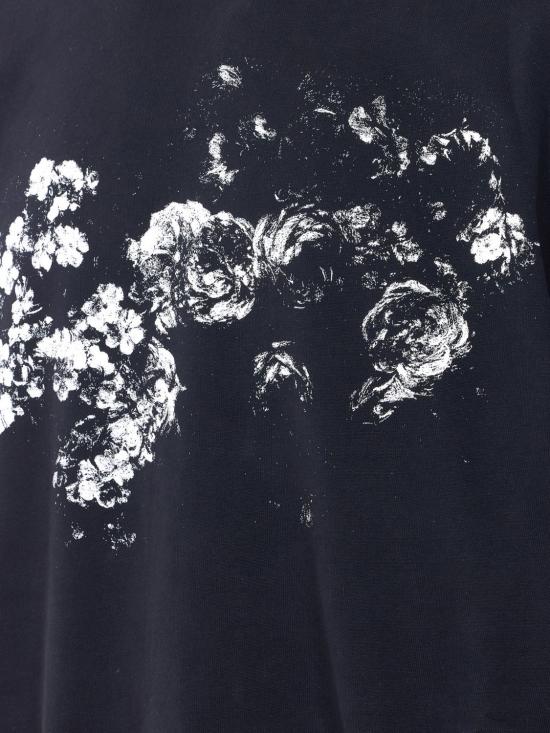 26SS 앤 드뮐미스터 후드 티셔츠 13817FA185 099 Black - ANN DEMEULEMEESTER