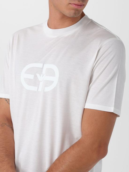 26SS 엠포리오 아르마니 반팔 티셔츠 EM004581AF10017 U0003 White - EMPORIO ARMANI