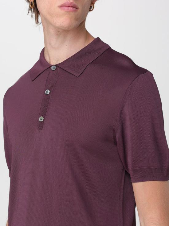 26SS 엠포리오 아르마니 폴로 티셔츠 EM005709AF25741 UA235 Plum - EMPORIO ARMANI