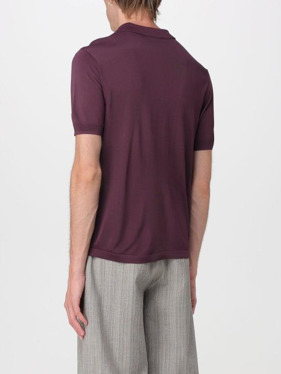 26SS 엠포리오 아르마니 폴로 티셔츠 EM005709AF25741 UA235 Plum - EMPORIO ARMANI