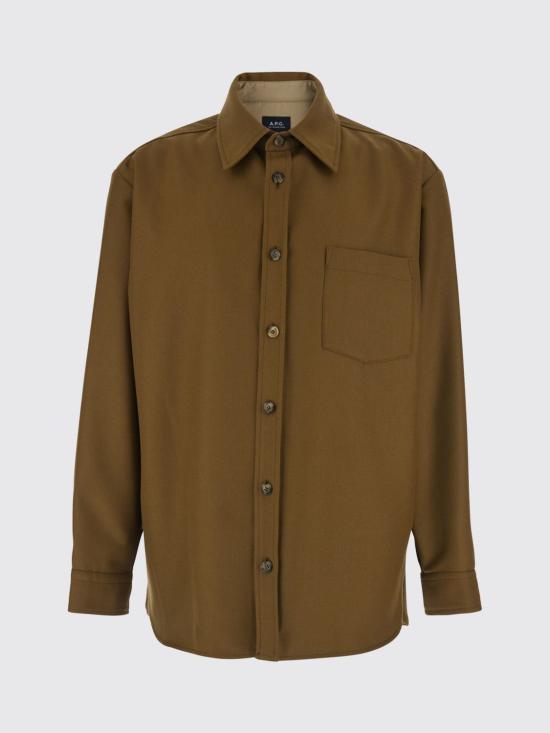 26SS 아페쎄 긴팔 셔츠 PSALPH32058 JAA Brown - A.P.C.