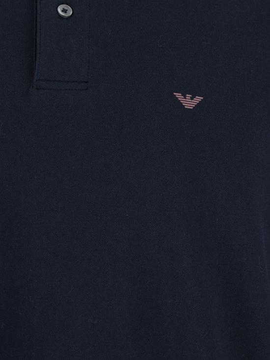 26SS 엠포리오 아르마니 로고 긴소매 폴로 티셔츠 8N1FB51JPT Z0920 Blue - EMPORIO ARMANI