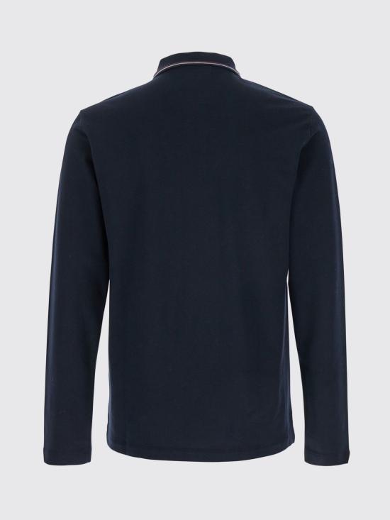 26SS 엠포리오 아르마니 로고 긴소매 폴로 티셔츠 8N1FB51JPT Z0920 Blue - EMPORIO ARMANI