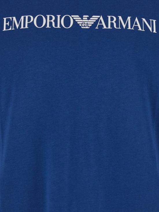 26SS 엠포리오 아르마니 반팔 티셔츠 8N1TN51JPZZ Z0974 Blue - EMPORIO ARMANI