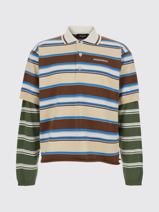 26SS 디스퀘어드2 폴로 티셔츠 S74HA1595D13190 962 Multicolor - DSQUARED2