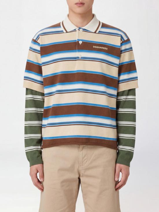 26SS 디스퀘어드2 폴로 티셔츠 S74HA1595D13190 962 Multicolor