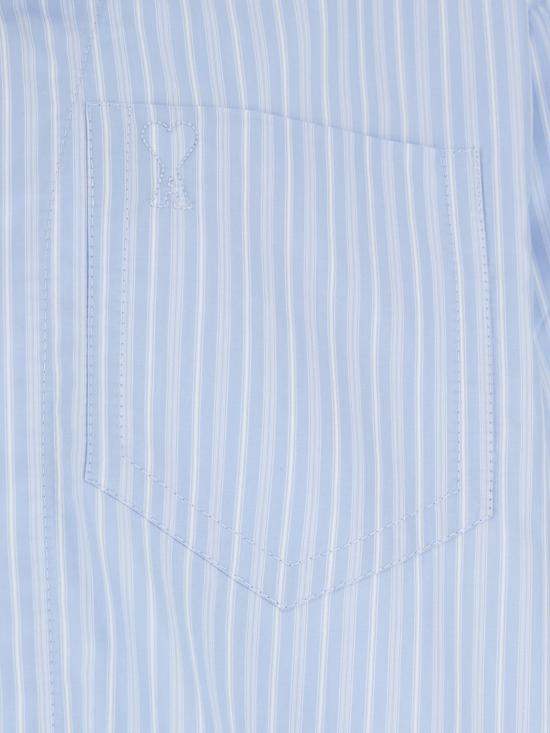 26SS 아미 긴팔 셔츠 USH808CO02194 844 Gnawed Blue - AMI