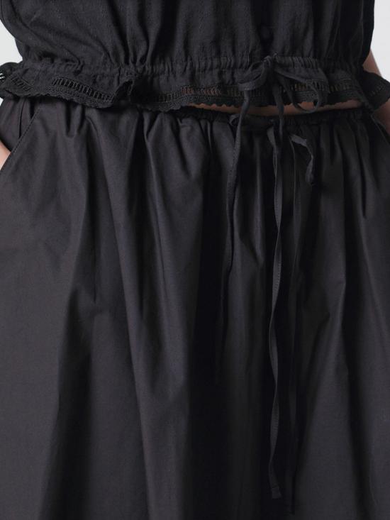 26SS 던스트 미디 스커트 UDSK6B225 BK Black - DUNST