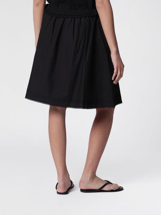 26SS 던스트 미디 스커트 UDSK6B225 BK Black - DUNST