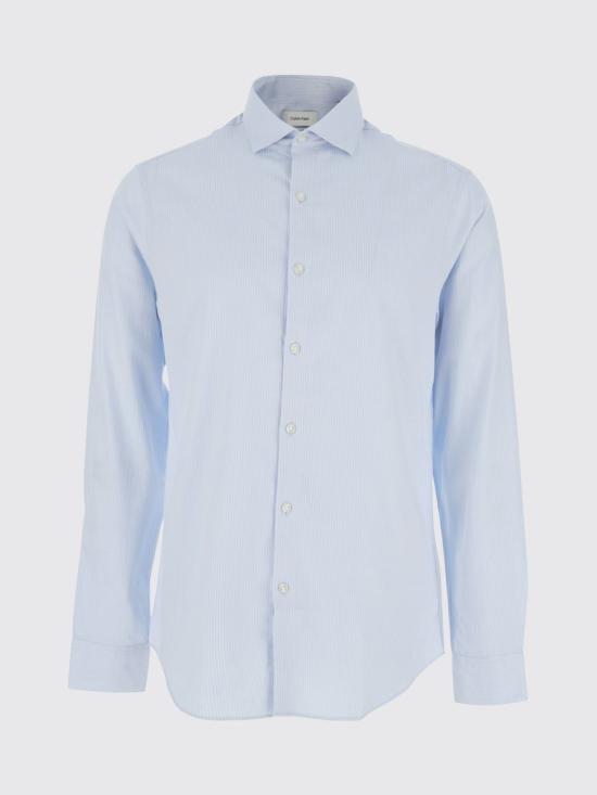 26SS 캘빈클라인 긴팔 셔츠 LV019EU119 7KU Gnawed Blue - CALVIN KLEIN