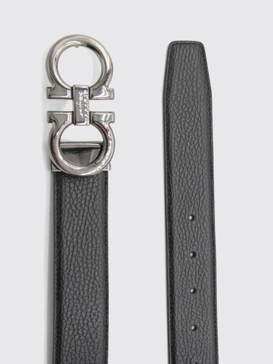 26SS 살바토레 페라가모 가죽 벨트 679710 687611 015 Black - SALVATORE FERRAGAMO