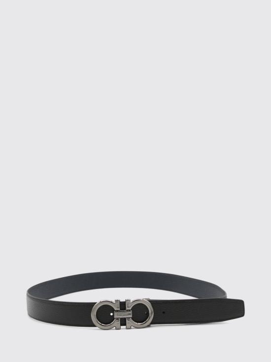 26SS 살바토레 페라가모 가죽 벨트 679710 687611 015 Black