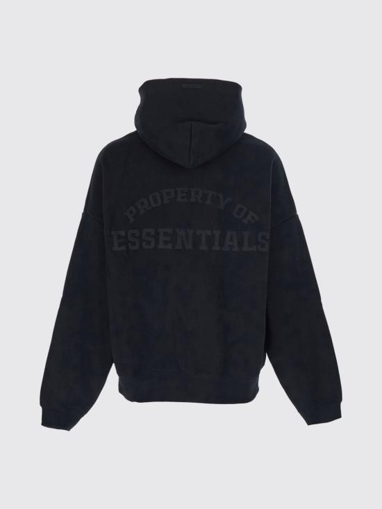26SS 피어오브갓 후드 티셔츠 192SP266911F Black - FEAR OF GOD