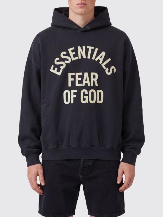 26SS 피어오브갓 후드 티셔츠 192SP266701F FADED Black