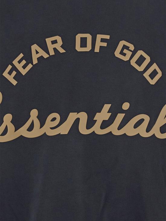 26SS 피어오브갓 90s 로고 크루넥 스웨트셔츠 192SP264451F FADED Black - FEAR OF GOD