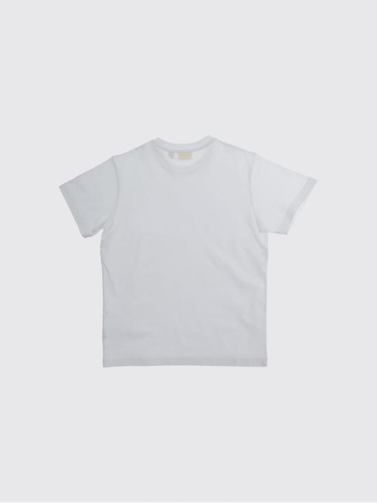 26SS [키즈] 오프화이트 티셔츠 44BAA002S26J001 100 White - OFF WHITE