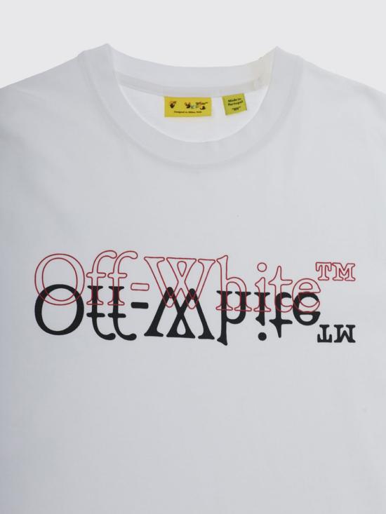 26SS [키즈] 오프화이트 티셔츠 44BAA002S26J001 100 White - OFF WHITE