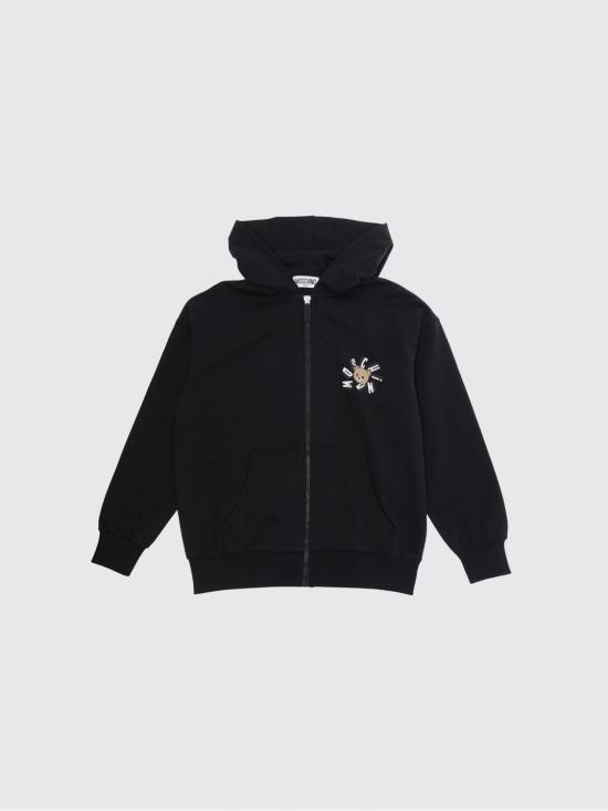 26SS [키즈] 모스키노 풀오버 HUF09TLCA19 60100 Black