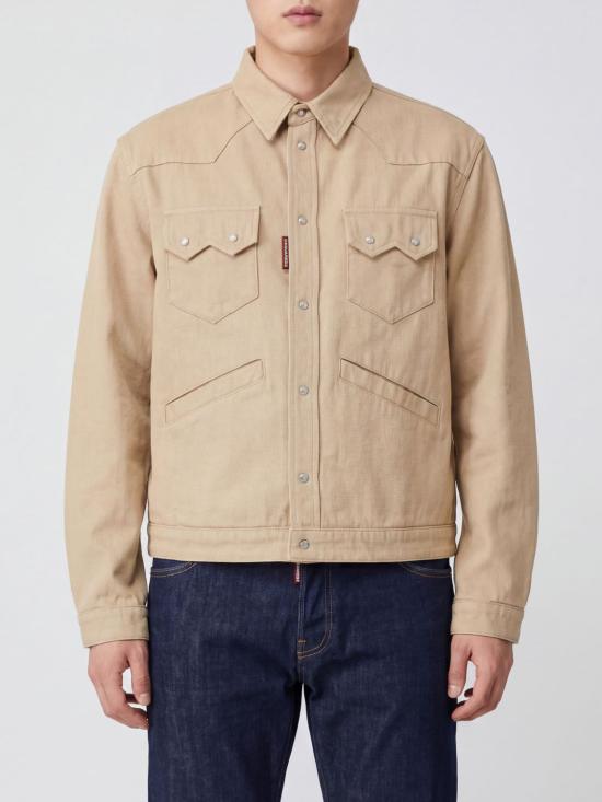 26SS 디스퀘어드2 긴팔 셔츠 S74DM1021D30026 111 Beige