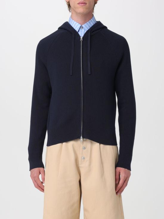 26SS 카레르 집업 니트 MATTI HOODIE NAVY Blue