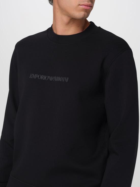 26SS 엠포리오 아르마니 긴팔 티셔츠 EM004541AF10013 MC540 Black 1 - EMPORIO ARMANI