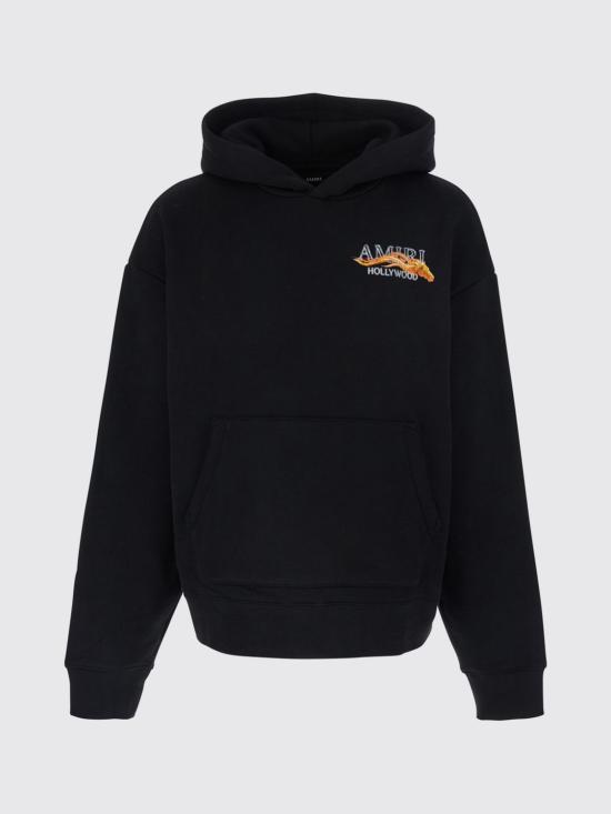 26SS 아미리 후드 티셔츠 AMTOJR1051 001 Black - AMIRI