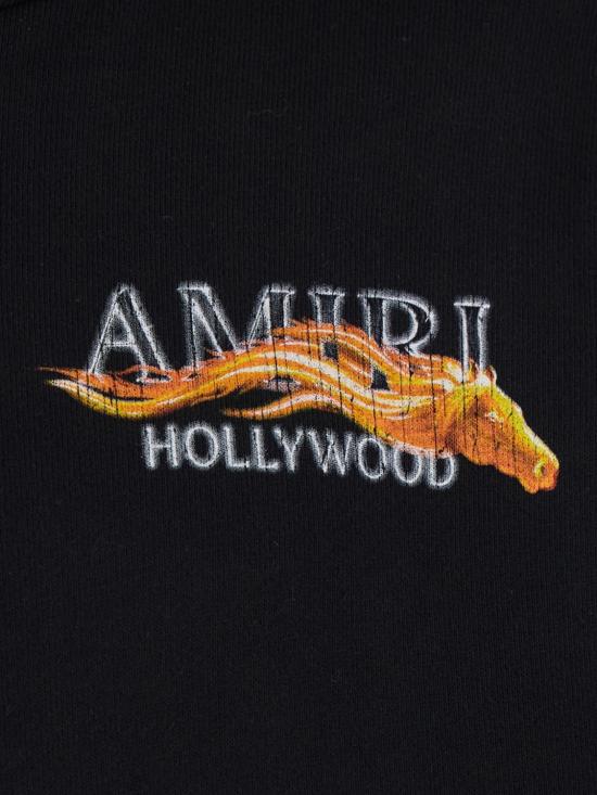 26SS 아미리 후드 티셔츠 AMTOJR1051 001 Black - AMIRI