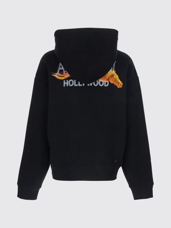 26SS 아미리 후드 티셔츠 AMTOJR1051 001 Black - AMIRI