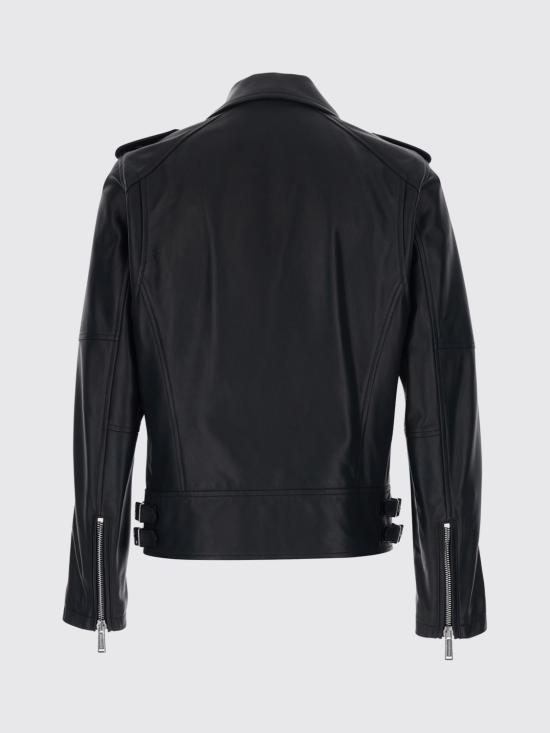 26SS 디스퀘어드2 가죽 자켓 S74AM1329SY1491 900 Black - DSQUARED2