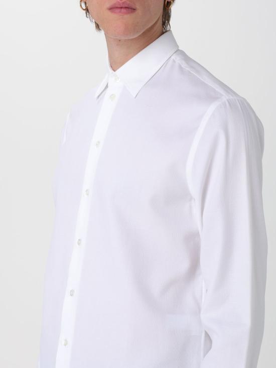 26SS 엠포리오 아르마니 긴팔 셔츠 EM000099TE19225 F0004 White - EMPORIO ARMANI