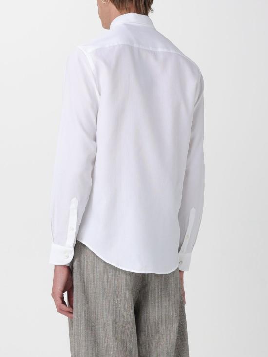 26SS 엠포리오 아르마니 긴팔 셔츠 EM000099TE19225 F0004 White - EMPORIO ARMANI