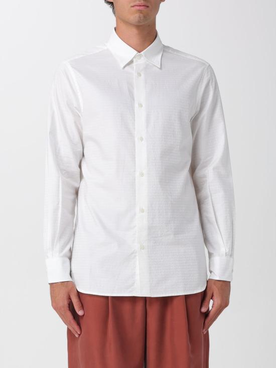 26SS 엠포리오 아르마니 긴팔 셔츠 EM001537AF18123 F0136 White