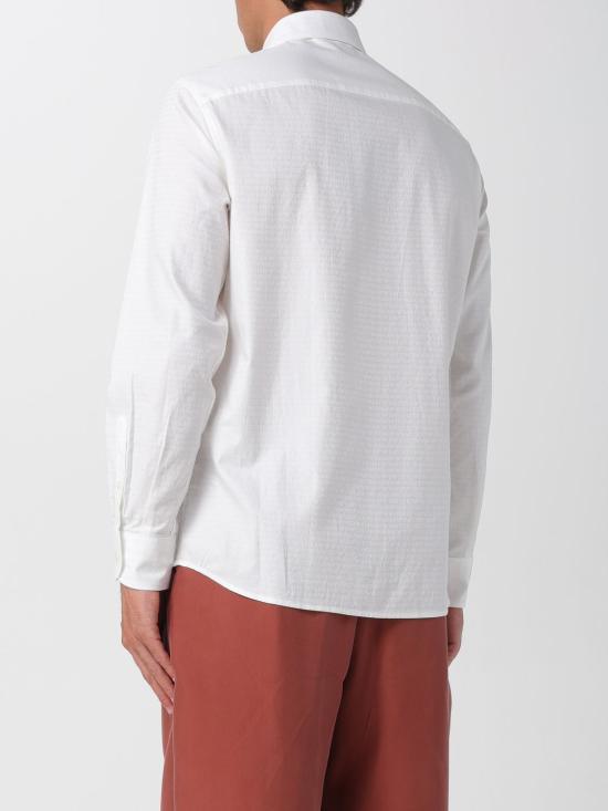 26SS 엠포리오 아르마니 긴팔 셔츠 EM001537AF18123 F0136 White - EMPORIO ARMANI