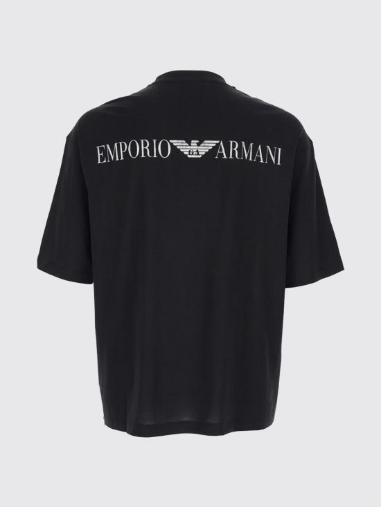 26SS 엠포리오 아르마니 반팔 티셔츠 EM005737AF24470 UC001 Black - EMPORIO ARMANI