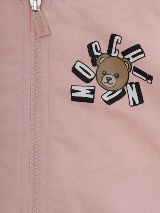 26SS [키즈] 모스키노 트레이닝 웨어 MMK05DLCA19 50209 Pink - MOSCHINO