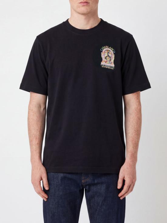 26SS 카사블랑카 반팔 티셔츠 MSP26JTS001 17 Black 3