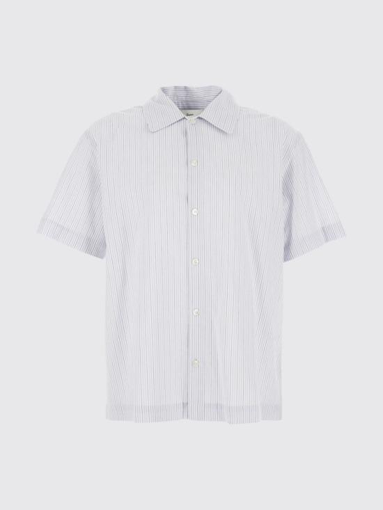 26SS 던스트 반팔 셔츠 UDSH6B123B1 SOFTBLUESTRIPE Gnawed Blue - DUNST